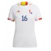 Belgien Thorgan Hazard #16 Replika Borta matchkläder Dam VM 2022 Korta ärmar
